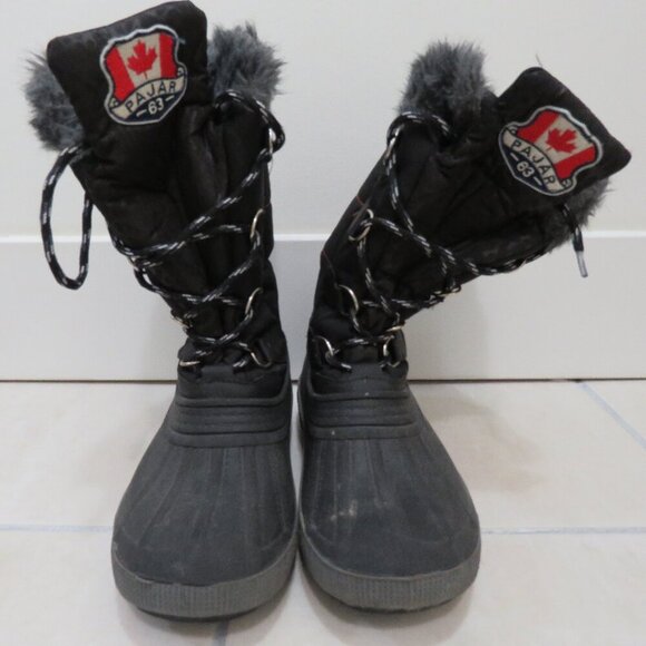 PAJAR Olga Winter Snow Duck Boots in Black Gorpcore Outdoor - Size US 6 - Picture 12 of 16